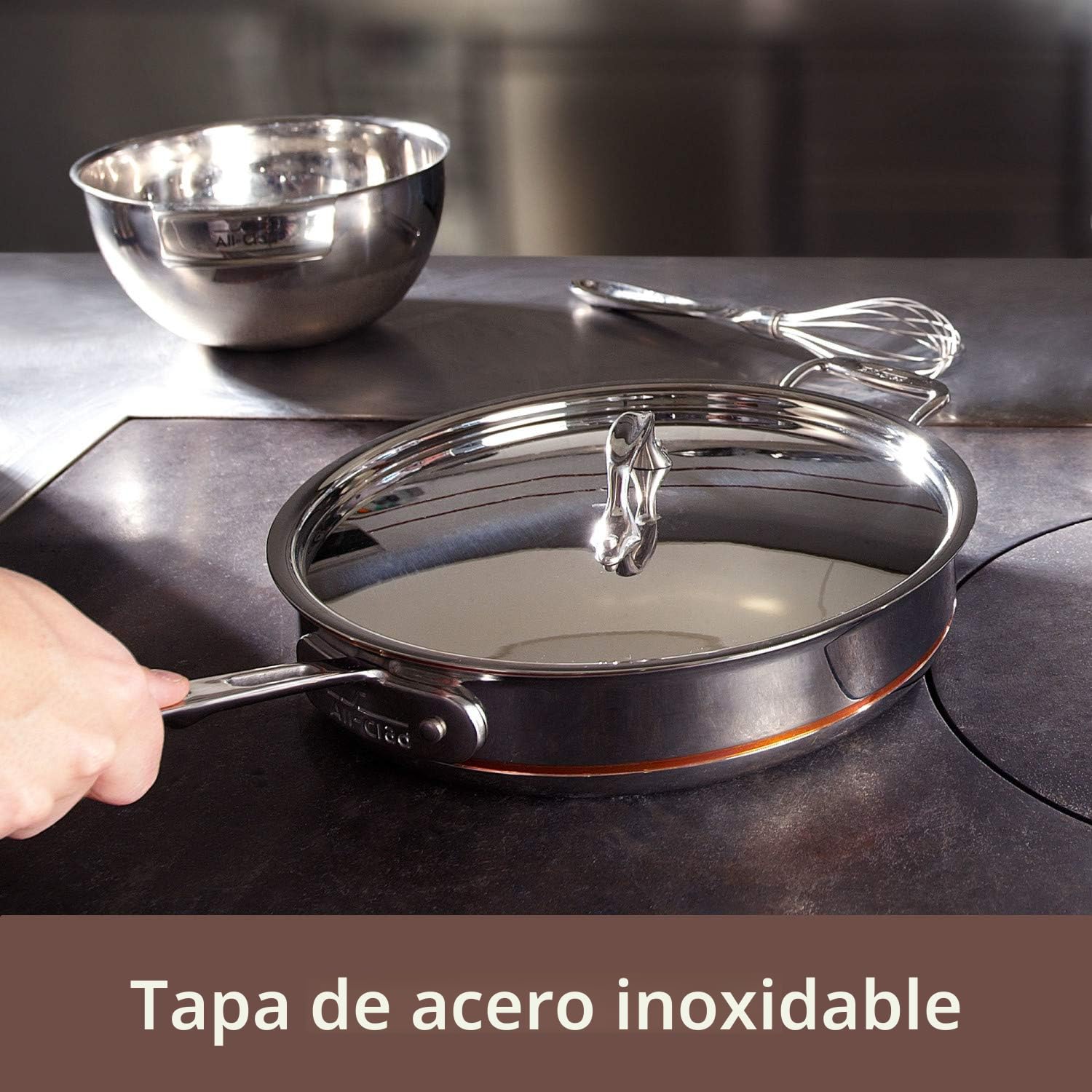 Amazon.com: All-Clad Copper Core Stockpot de Acero Inoxidable de 5